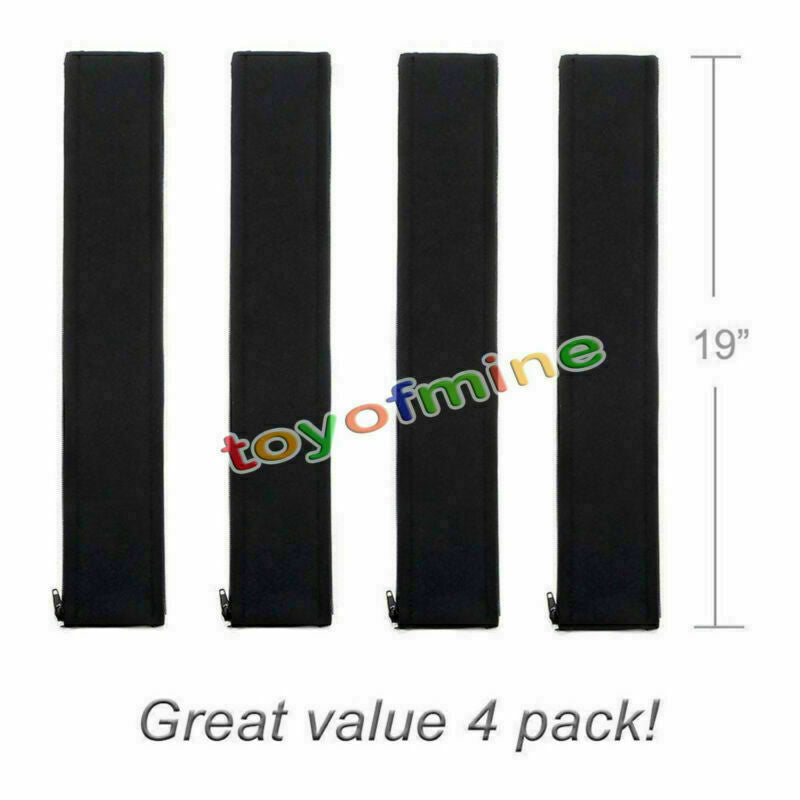 4X Cable Management Organizer Neoprene Cable Cord Wire Cover Hider Sleeves PC TV