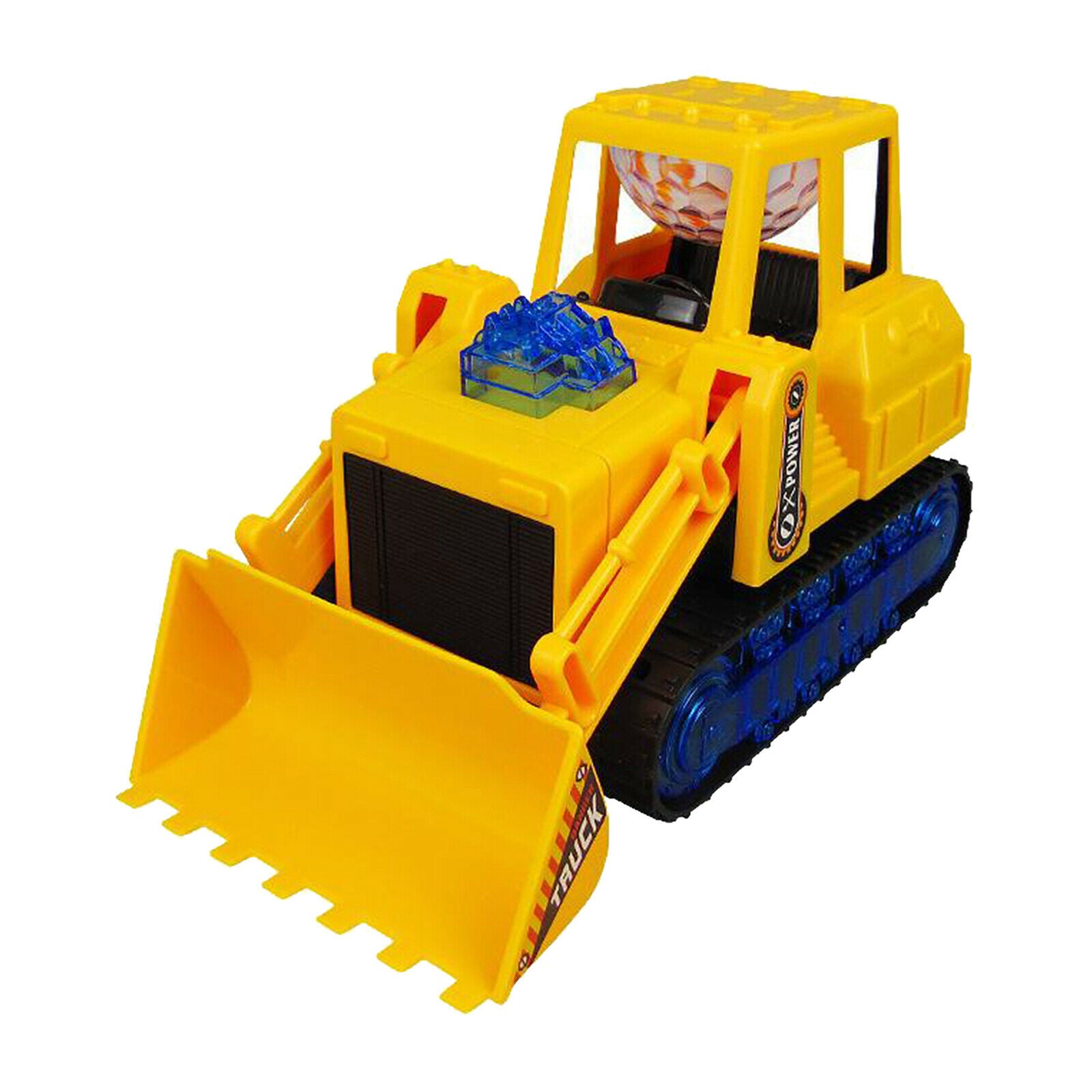 LED Musical Electric Construction Vehicle Bulldozer Truck For Children Aged 3+