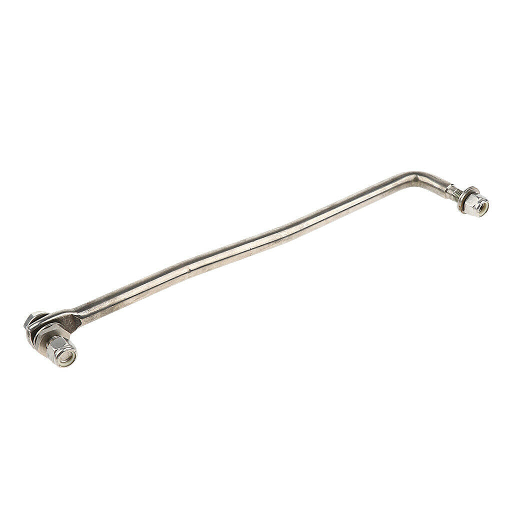2X Heavy Duty Stainless Steel Outboard Steering Link Lever Tie Rod End Set for