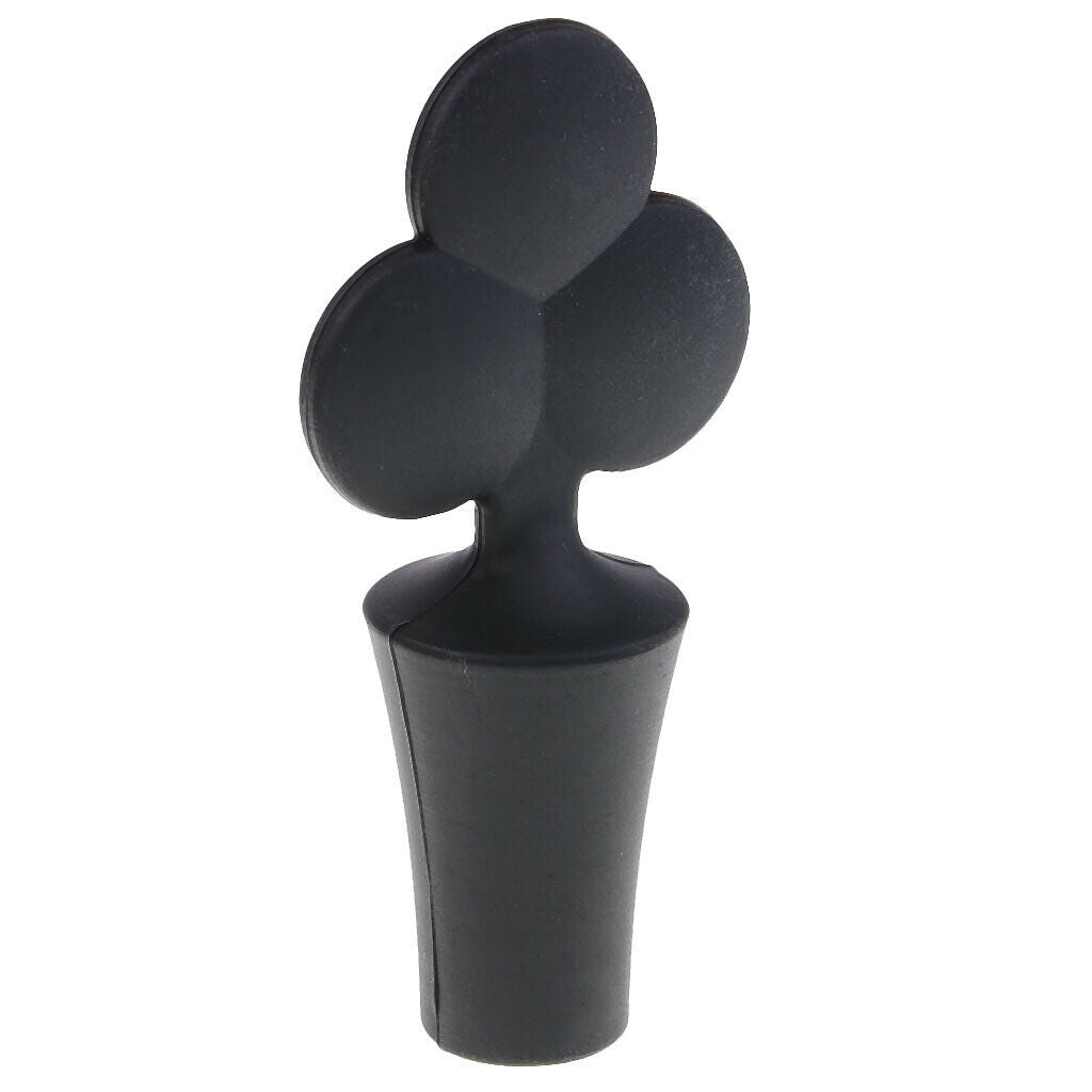 1Pc Mini Creative Poker Silicone Wine Bottle Stopper Vacuum Home Bar Party A