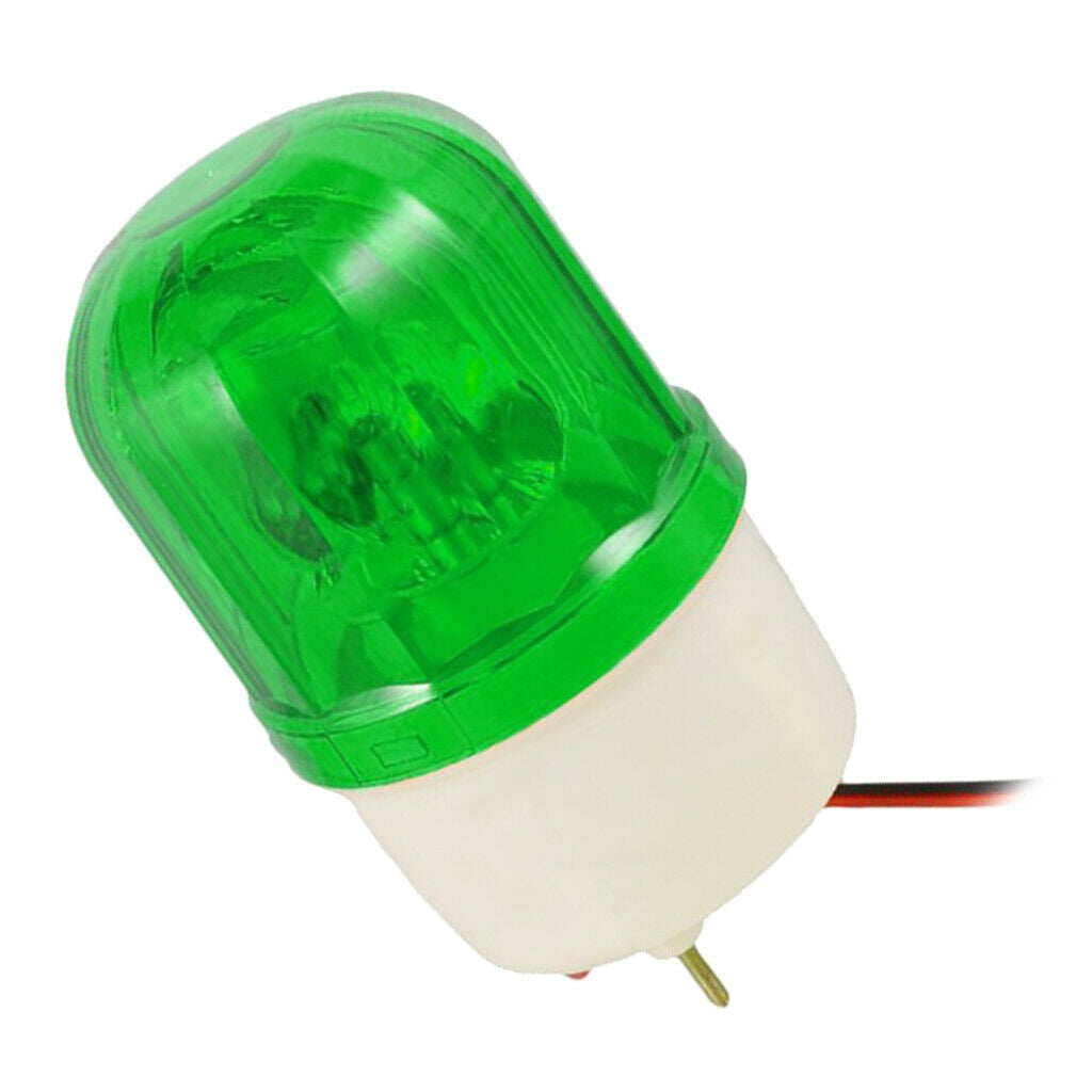 Set of 2 LED Warning Light AC220V Rotating Beacon Emergency Warning 110db