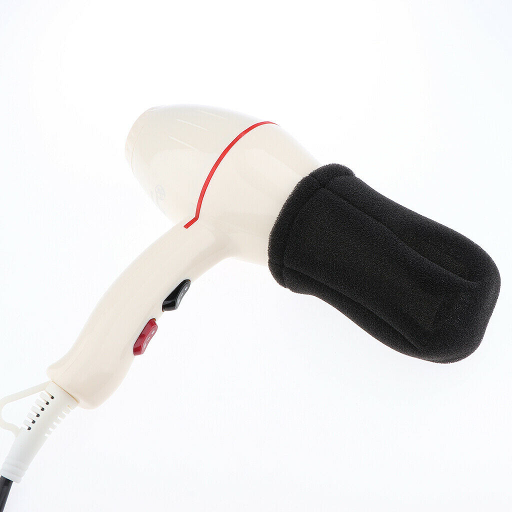 Sponge Hot Sock Diffuser, Fits Most Hairdryer (Black)