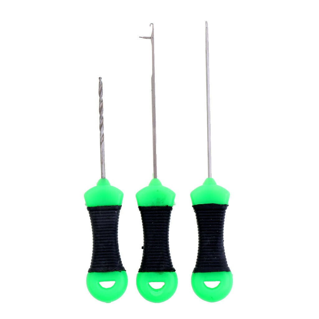 3 Pieces Fishing Bait  Tool Boilie Stringer Hook Needles