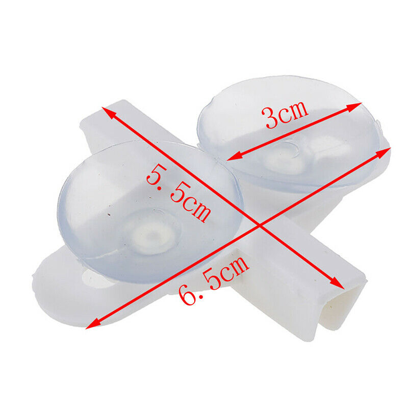 5Pcs Aquarium Fish Tank Divider Suction Cup Divider Plastic Sheet Holder Set LDD