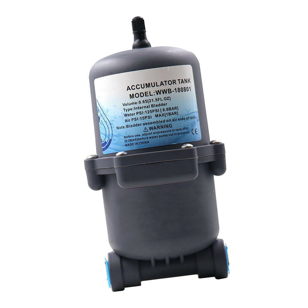 Heavy Duty Accumulator Tank for RV Yacht Caravan Assy 125psi Water System 1/2