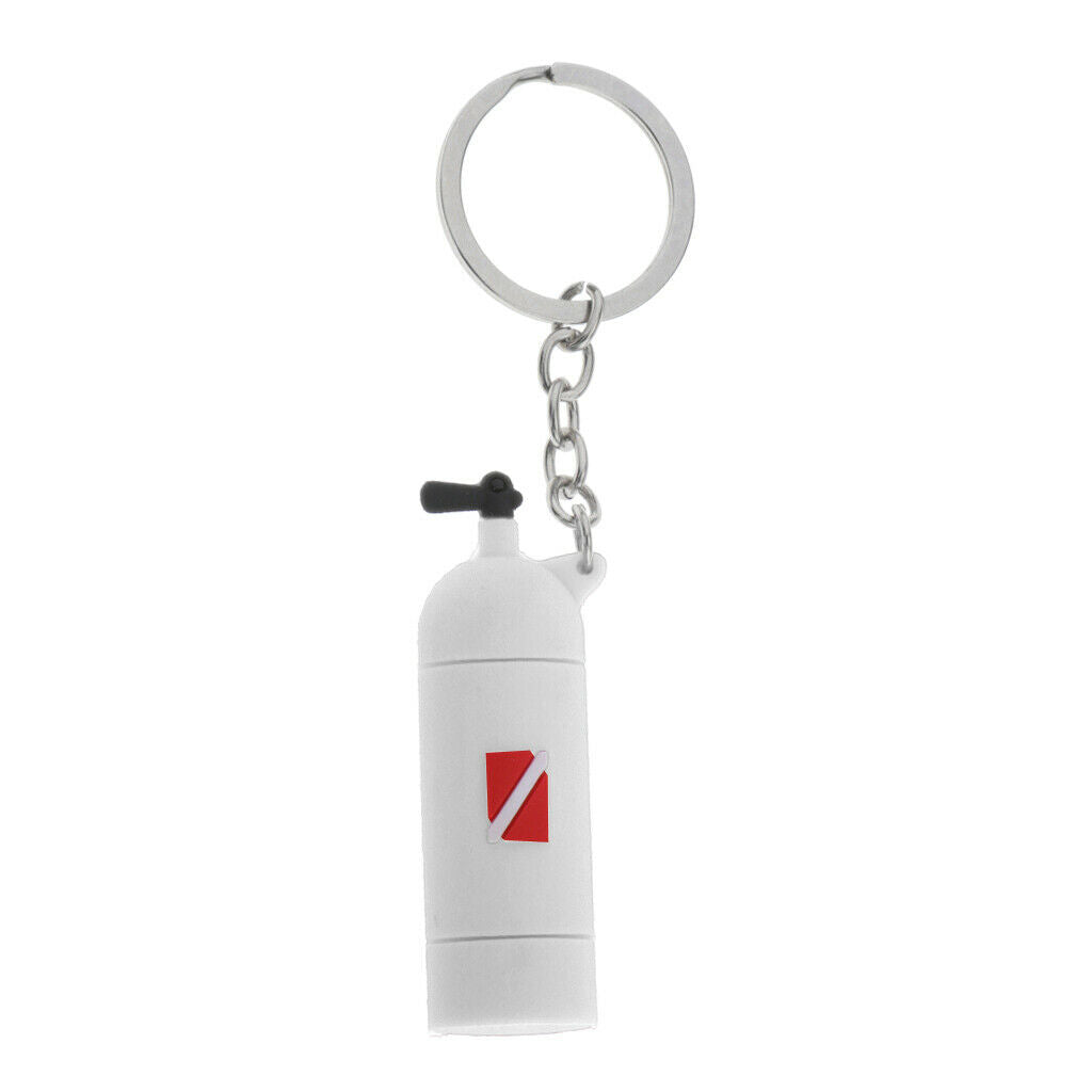 5 Pack Diving Tank Key Chain Keyring Dive Mini Air Cylinder Car Charm Scuba