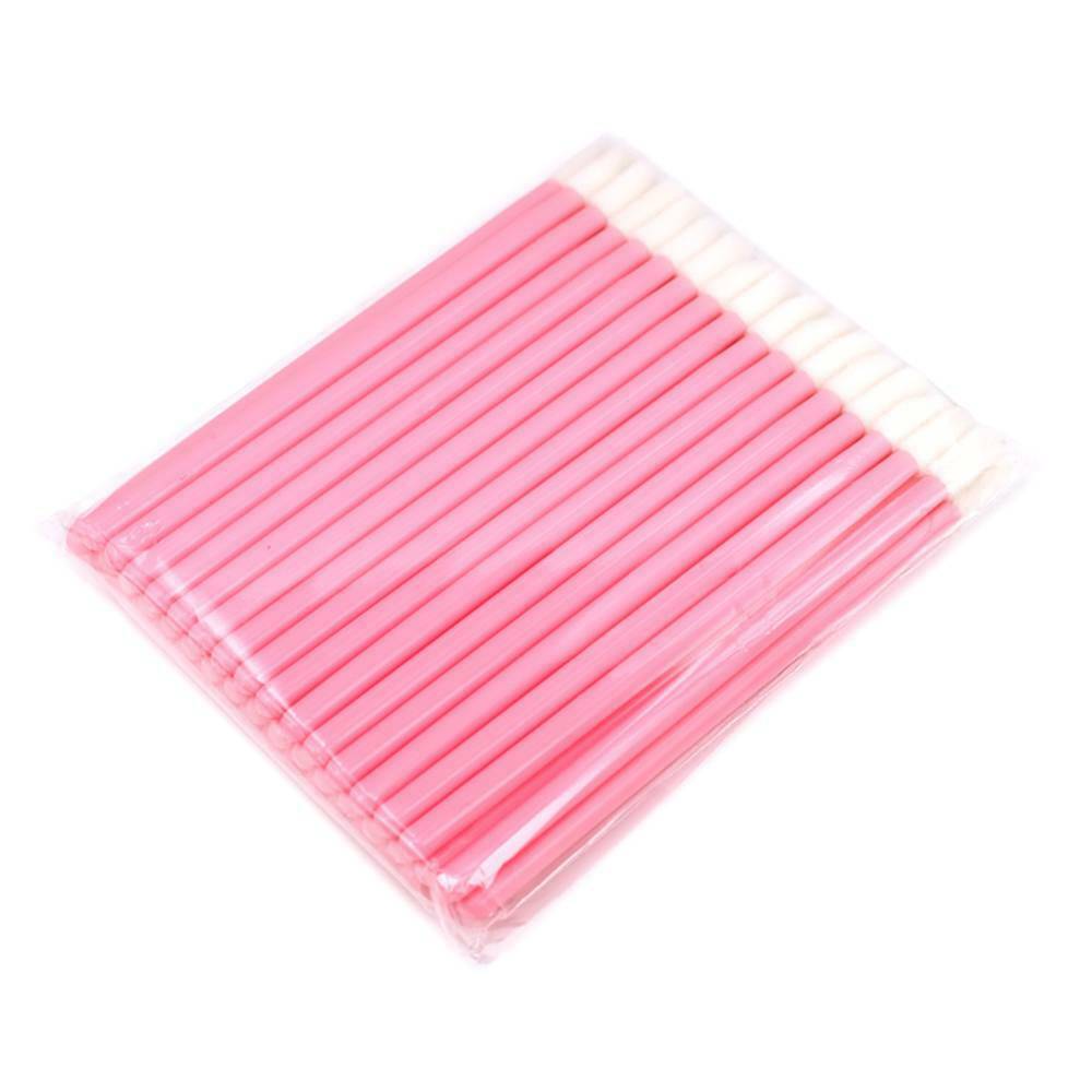 50pcs Disposable Lip Gloss Wands Makeup Brushes Sponge Tip Applicators Tools