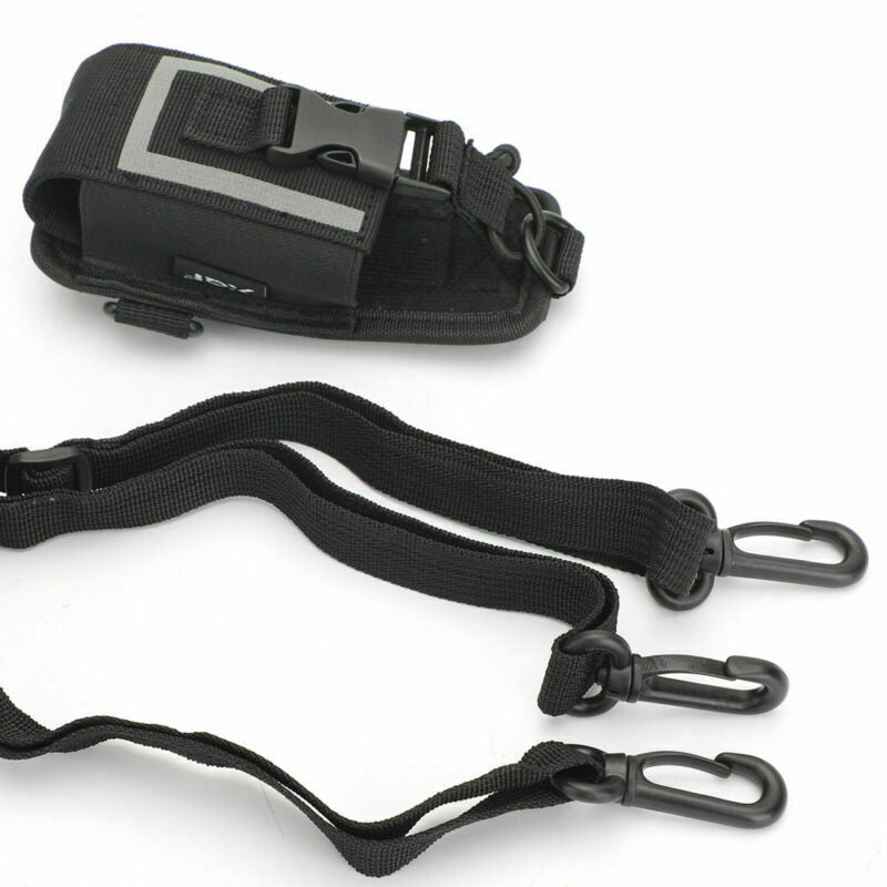1X Universal Elastic Multi-Function Radio Nylon Case Walkie Talkie Bag AT2