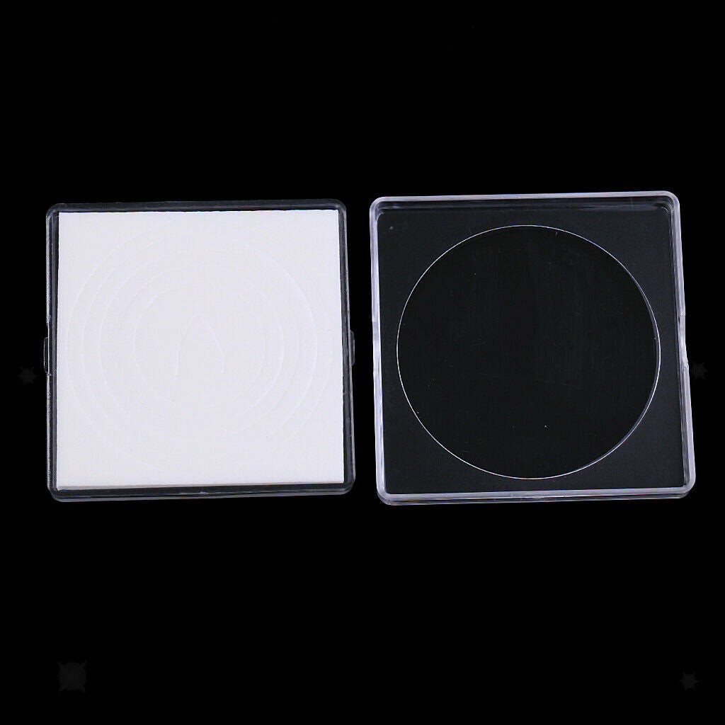 Plastic Clear Capsule Box Collection Holder Case Storage For 20 40mm