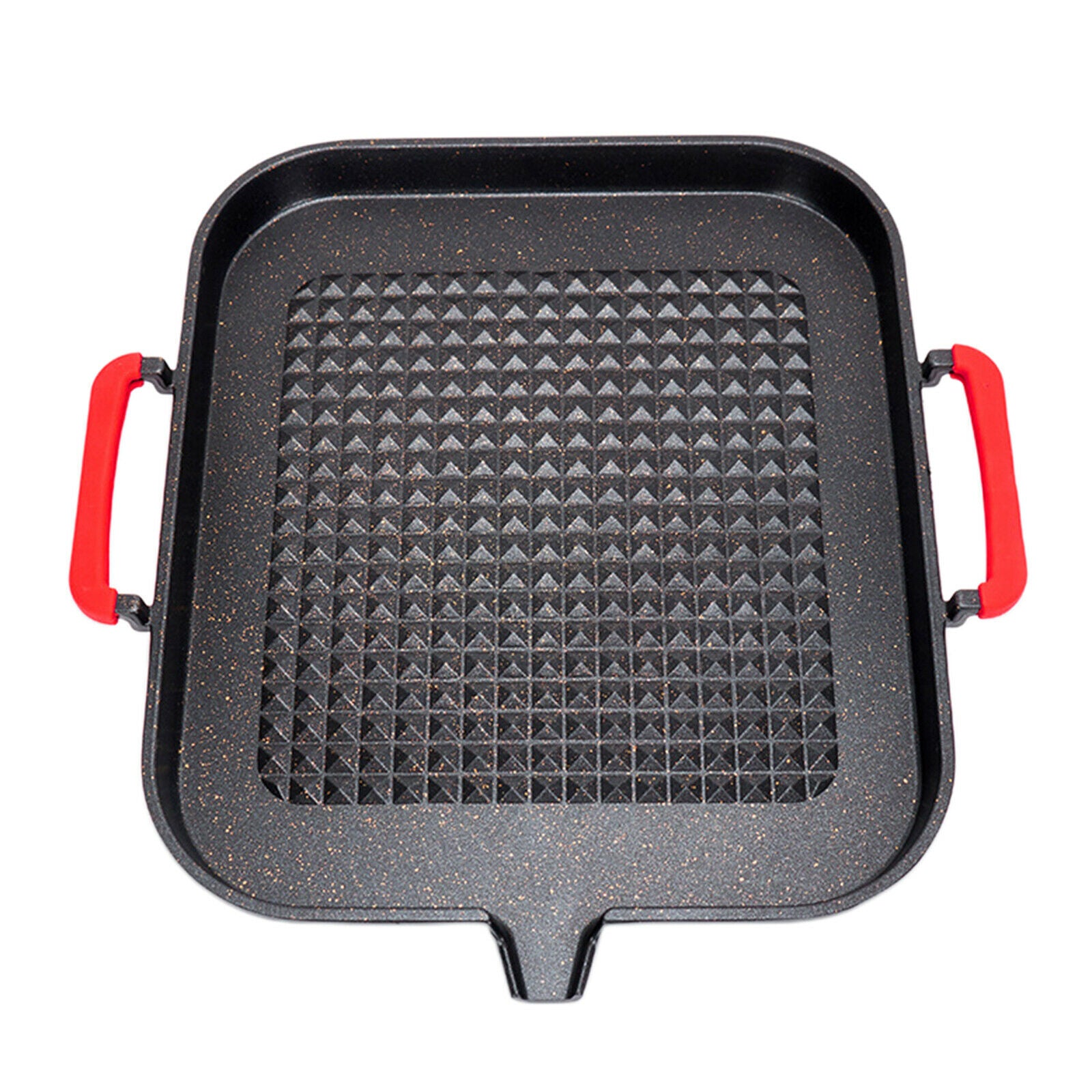 Grill Pan Portable Skillet Cookware Grilling BBQ Picnic Camping Griddle Tray
