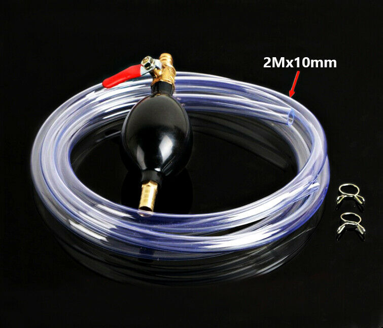 Gasoline Transfer Siphon Pump Fuel Tank Hose Manual Oil Water Fuel Transfer Pump
