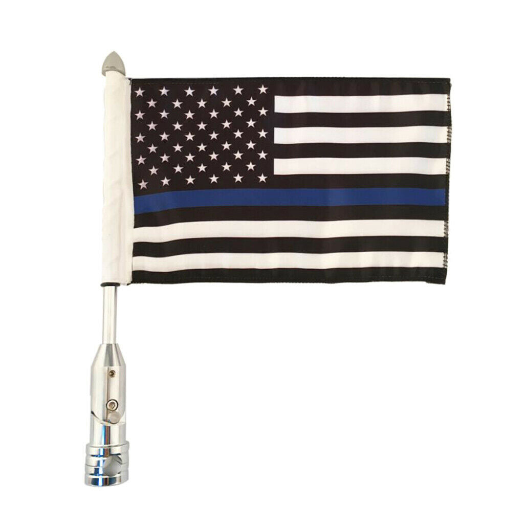 US Blue Flag Luggage 9 '' X 6 '' Adjustable + Roof Rack Pole