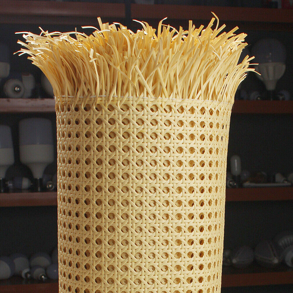 40*100CM Artificial Rattan Cane Plastic Webbing Sheet Panels Furniture Weave Acc