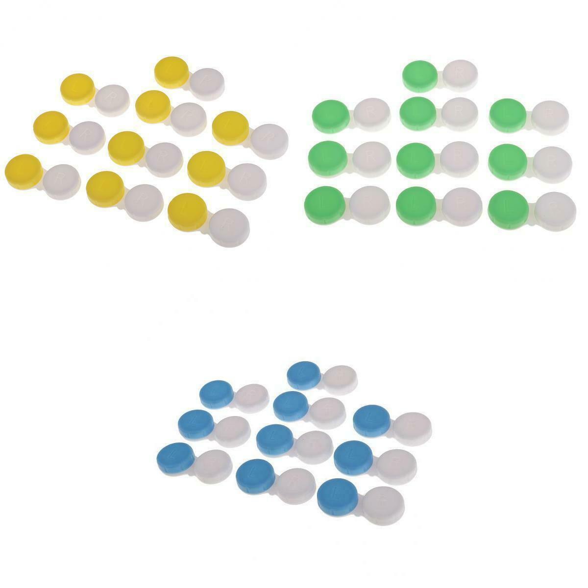 30x Pocket Mini Contact Lens Box Travel Lenses Soaking Case Organizer Containers