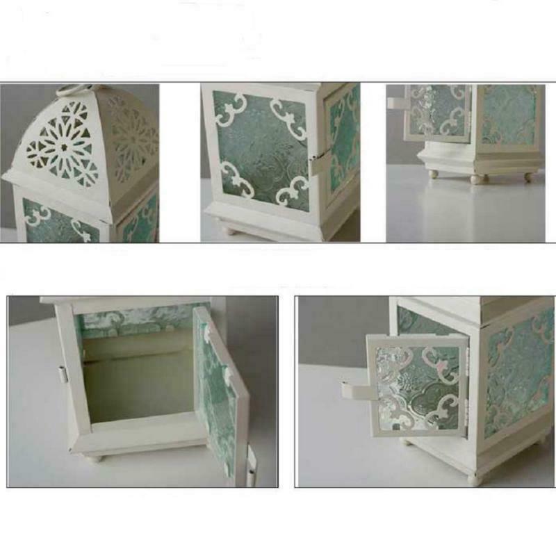 Candle Holder Floral Hanging Lantern Candle Holder Chandelier Light Wedding
