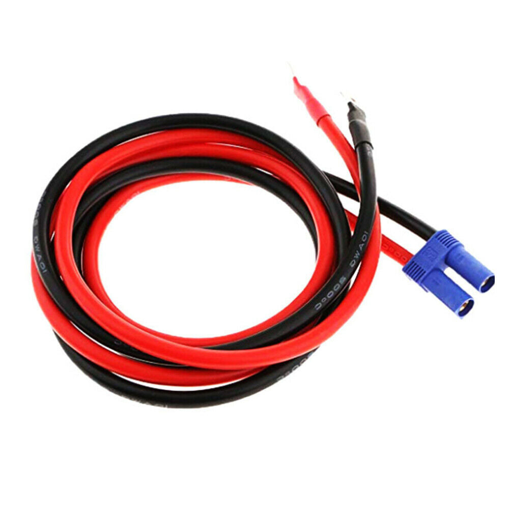 10WAG 50cm 12-36V EC5 Female Connector to Ring Terminal Extension Cord Cable