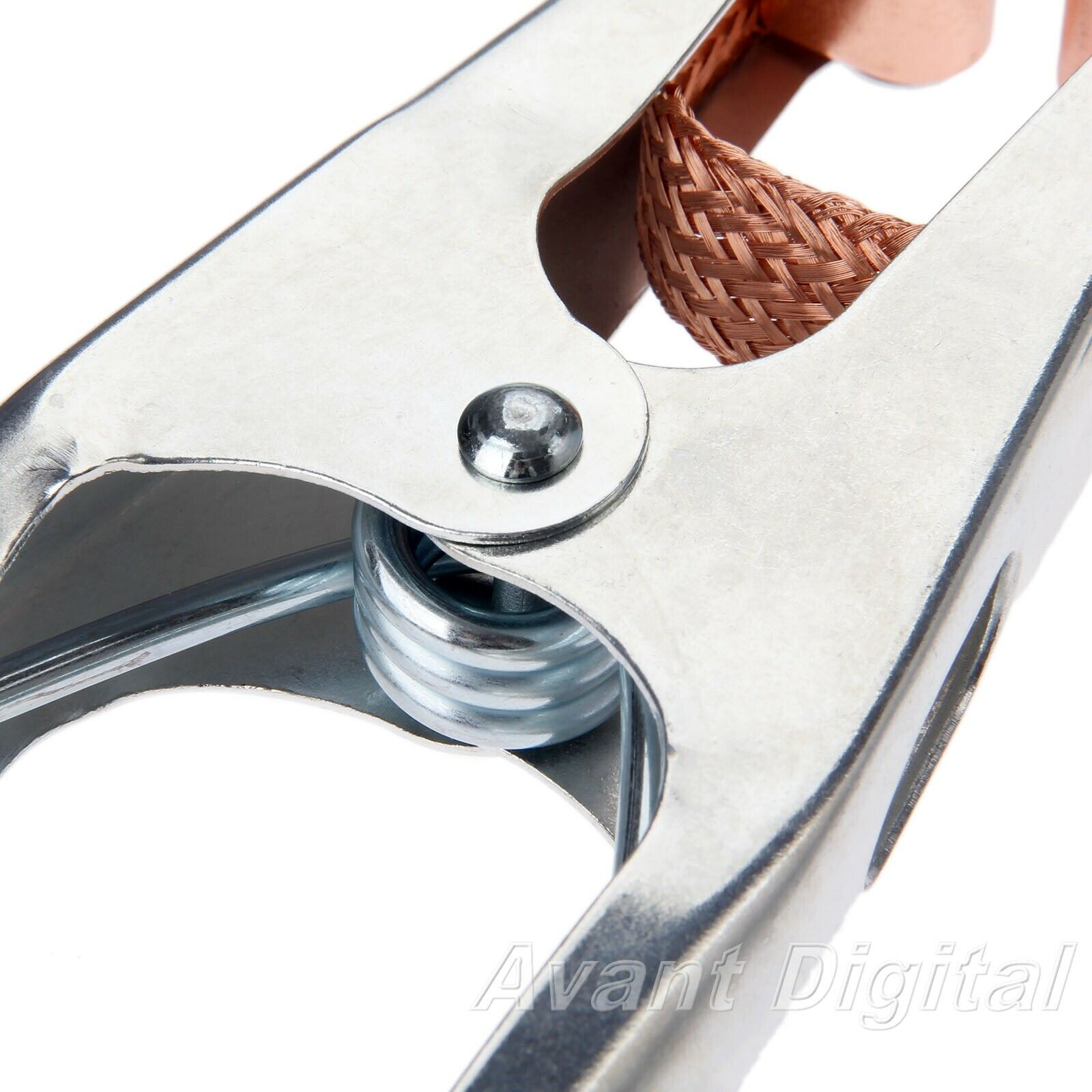 Steel Copper 500Amp Welding Earth Ground Clamp For MMA Stick Clip Length 23cm