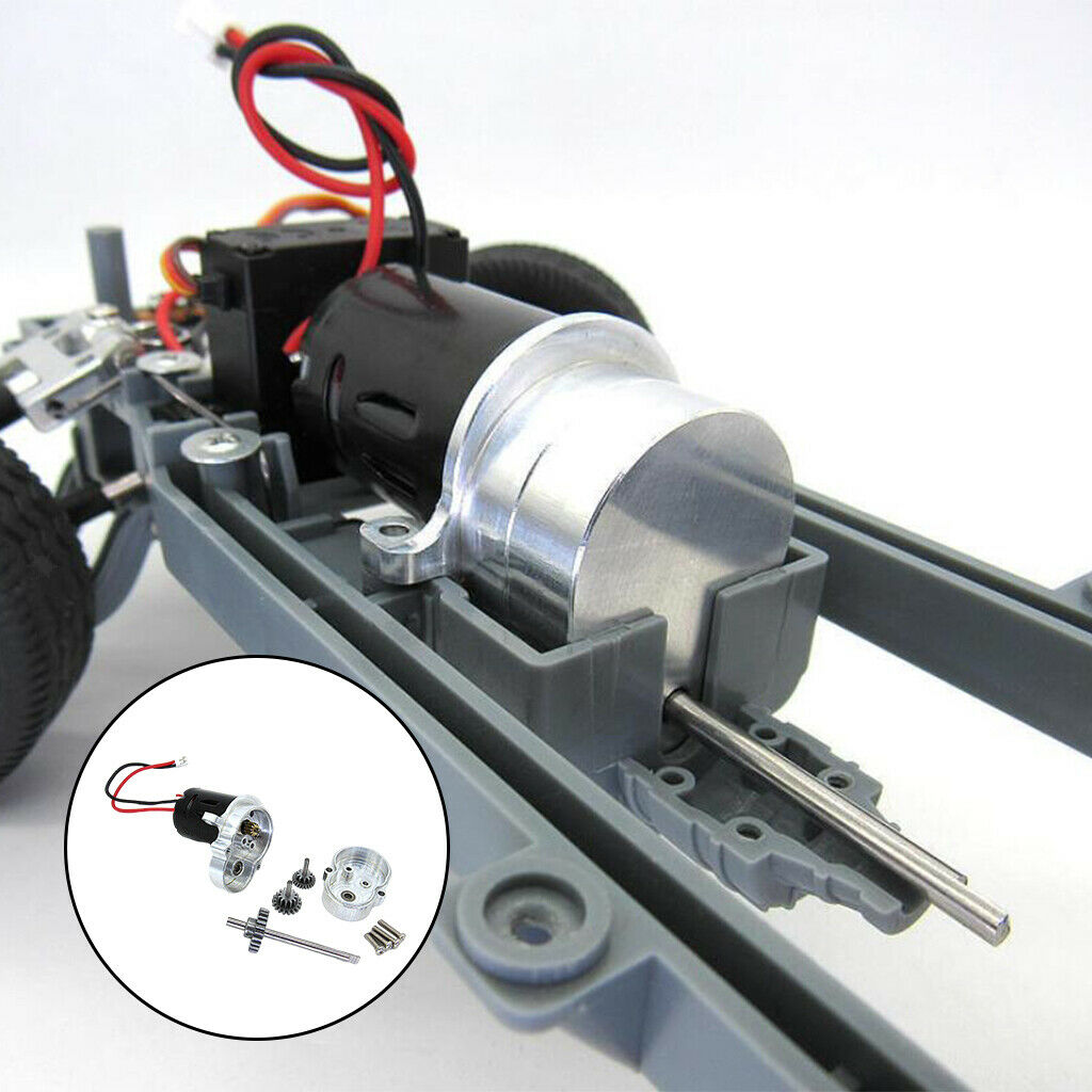 RC Gear Case Gear with 370 Brush Motor 1:10 for WPL D12 Vehicles Replacement