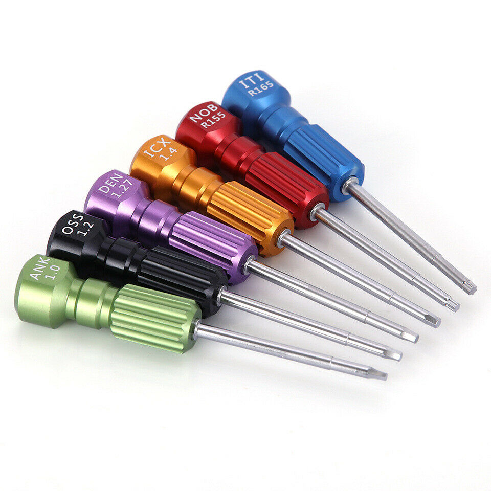 Dental Screw Driver Kit Abutment Implant Set of 6 Drivers