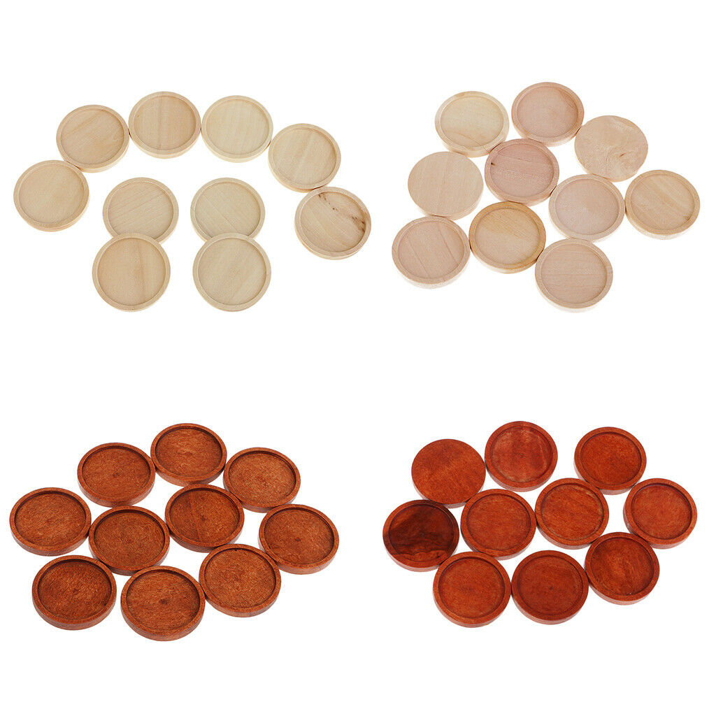 10 x Simple Design Stone Base Support Charm Cabochon Setting