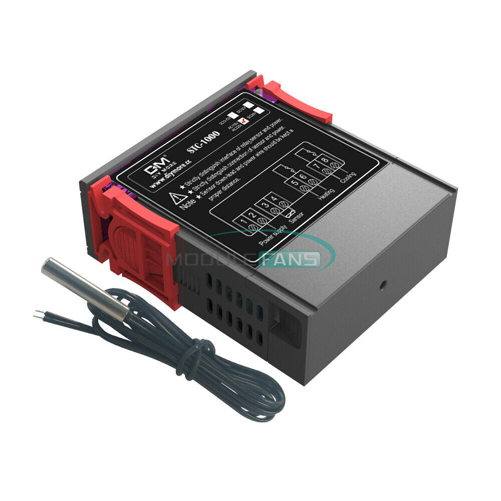 Expansion board module STC-1000 Digital Thermostat AC 110-220V NTC Red Display