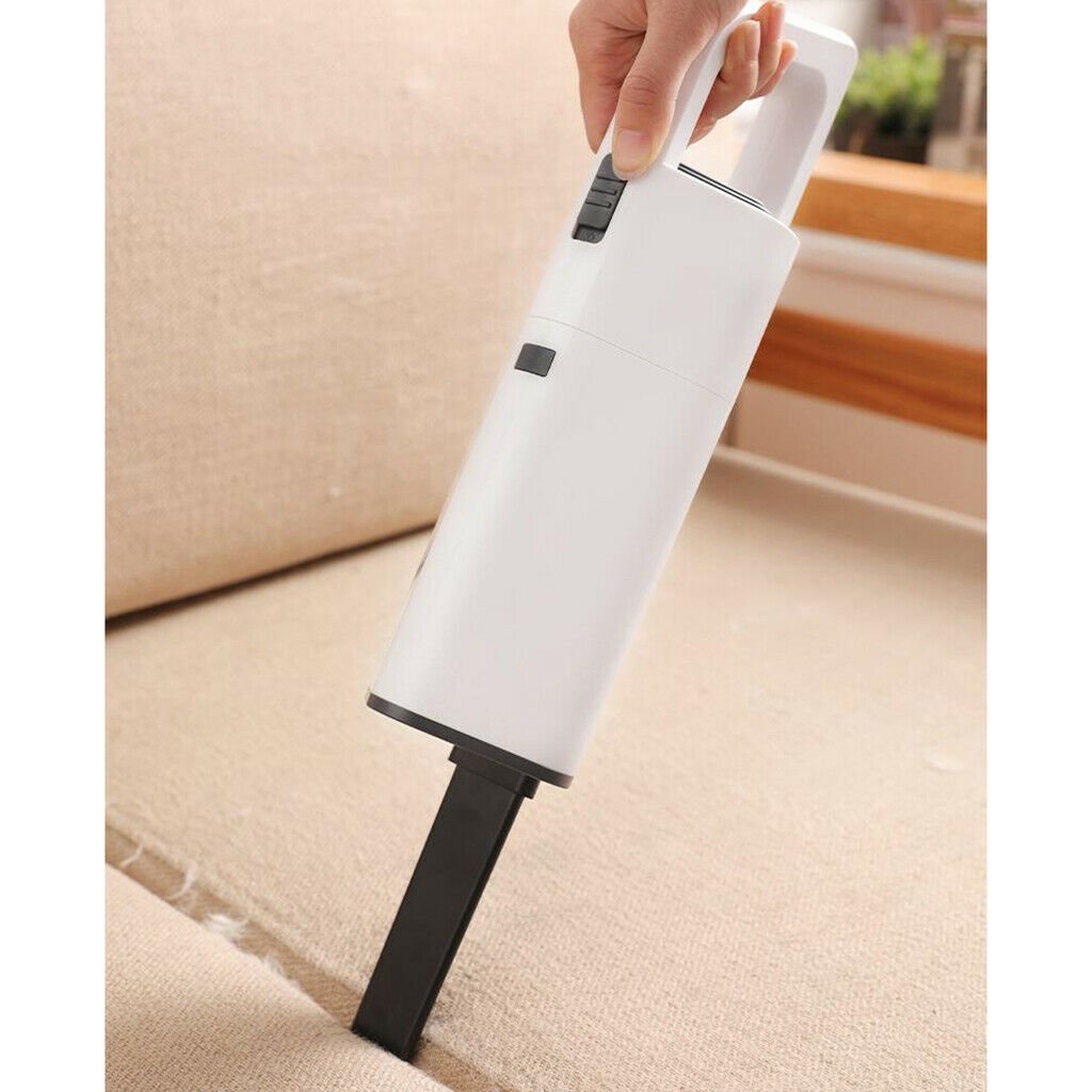 Handheld Wireless Vacuum Cleaner Rechargeable Pet Cat Dog Hair Suction White