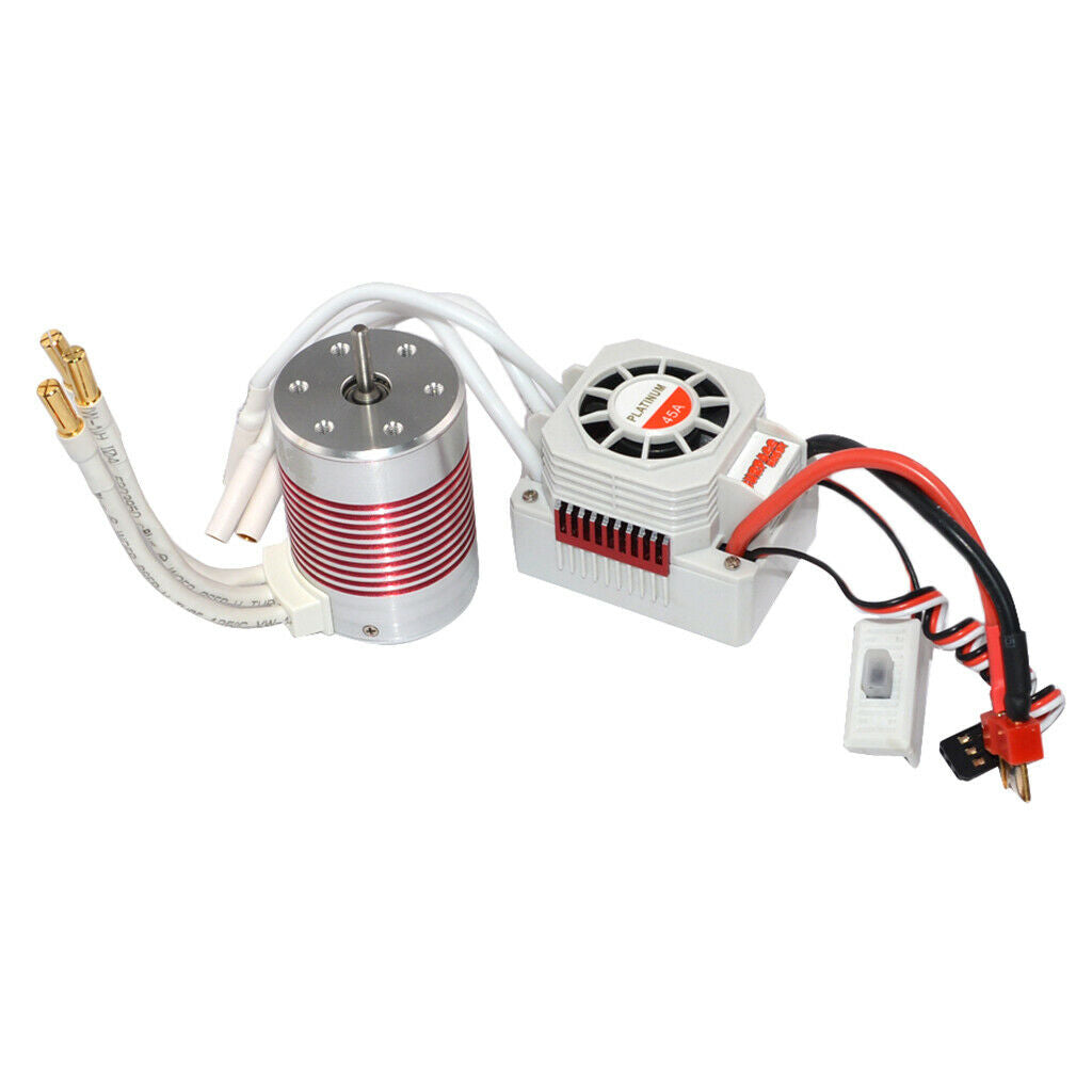 Combo Set- 4-Pole 3650 5200kv Brushless Motor + 60A Esc