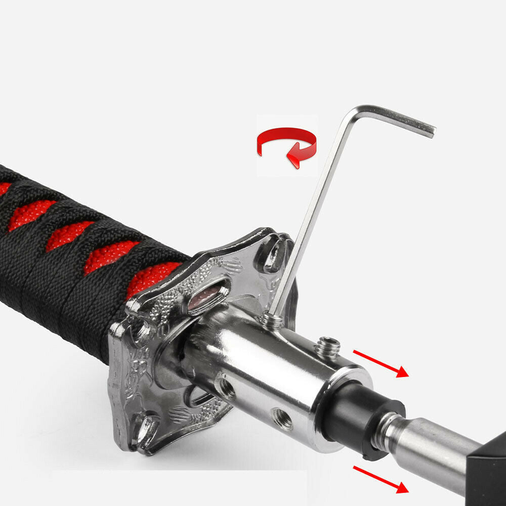 Universal Samurai Sword Vehicle Car Shift Knob Katana Sport Shifter Adapter