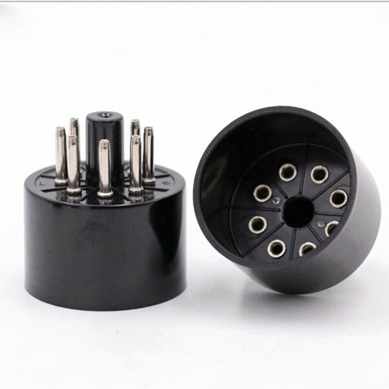 8pin bakelite tube socket valve base triode rectifier forKT88 EL34 6550 6SN. TH