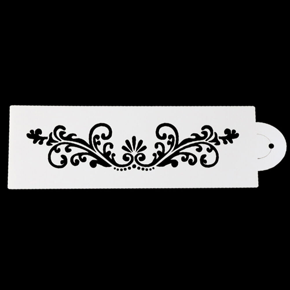 Lace Flower Border Edge Cake Stencil Decorating Sugarcraft Fondant Baking .l8