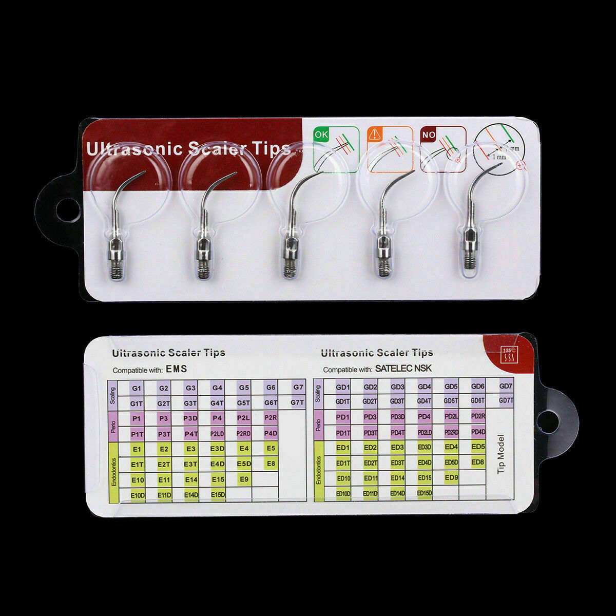 Dental 20PCS Ultrasonic Piezo Scaling Endo Perio Tip Fit SIRONA Scaler Handpiece