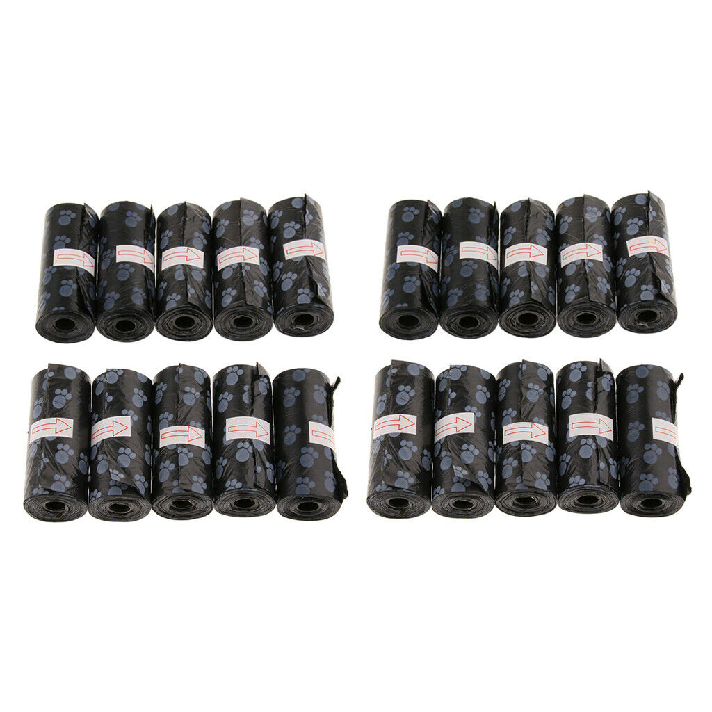 20 Rolls Dog Puppy Poo Poop Waste Bags Doggy Disposable Bags for Walking
