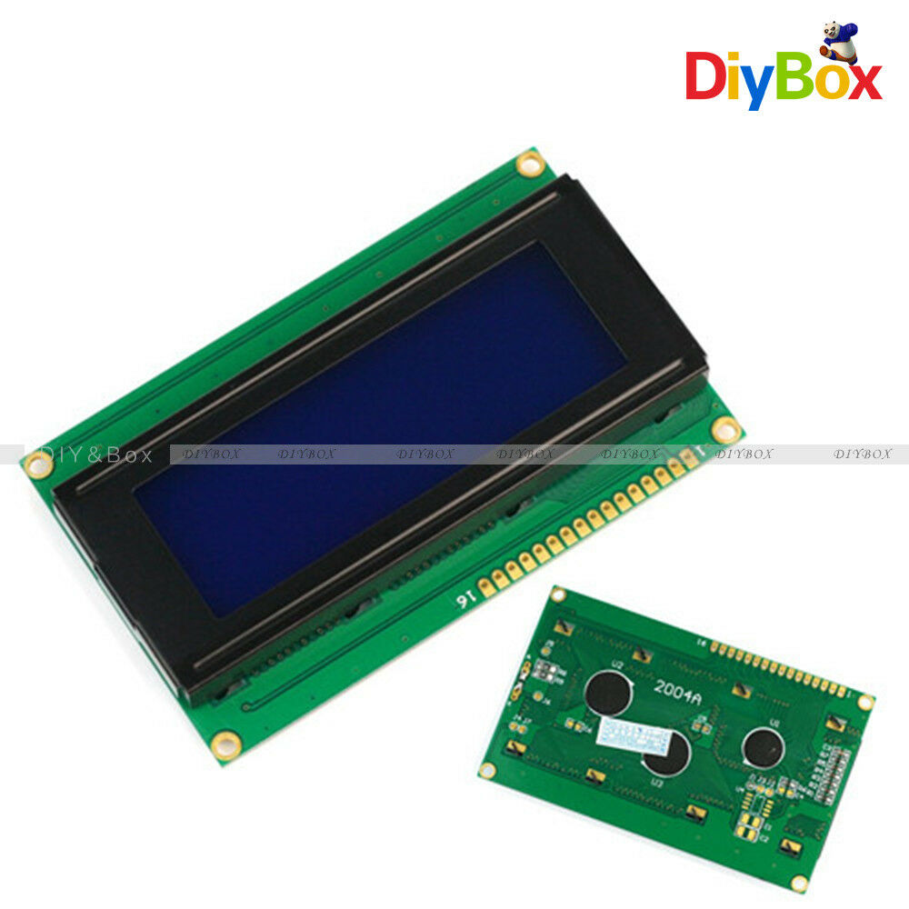 Blue 2004 LCD Display 20x4 Character Module 3.3V  w/Tutorial,HD44780 Controller