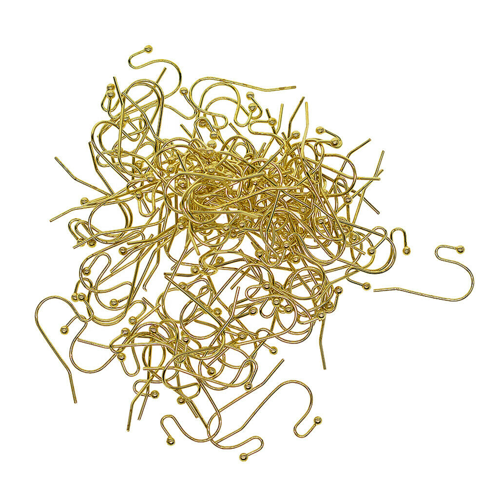 100 Pieces Earrings French Hook Ear Fish Hook Earring Jewelry Making Craft