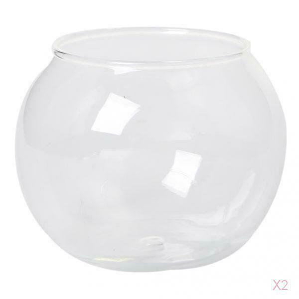 Round Transparent Crystal Glass Bowl Clear Sphere