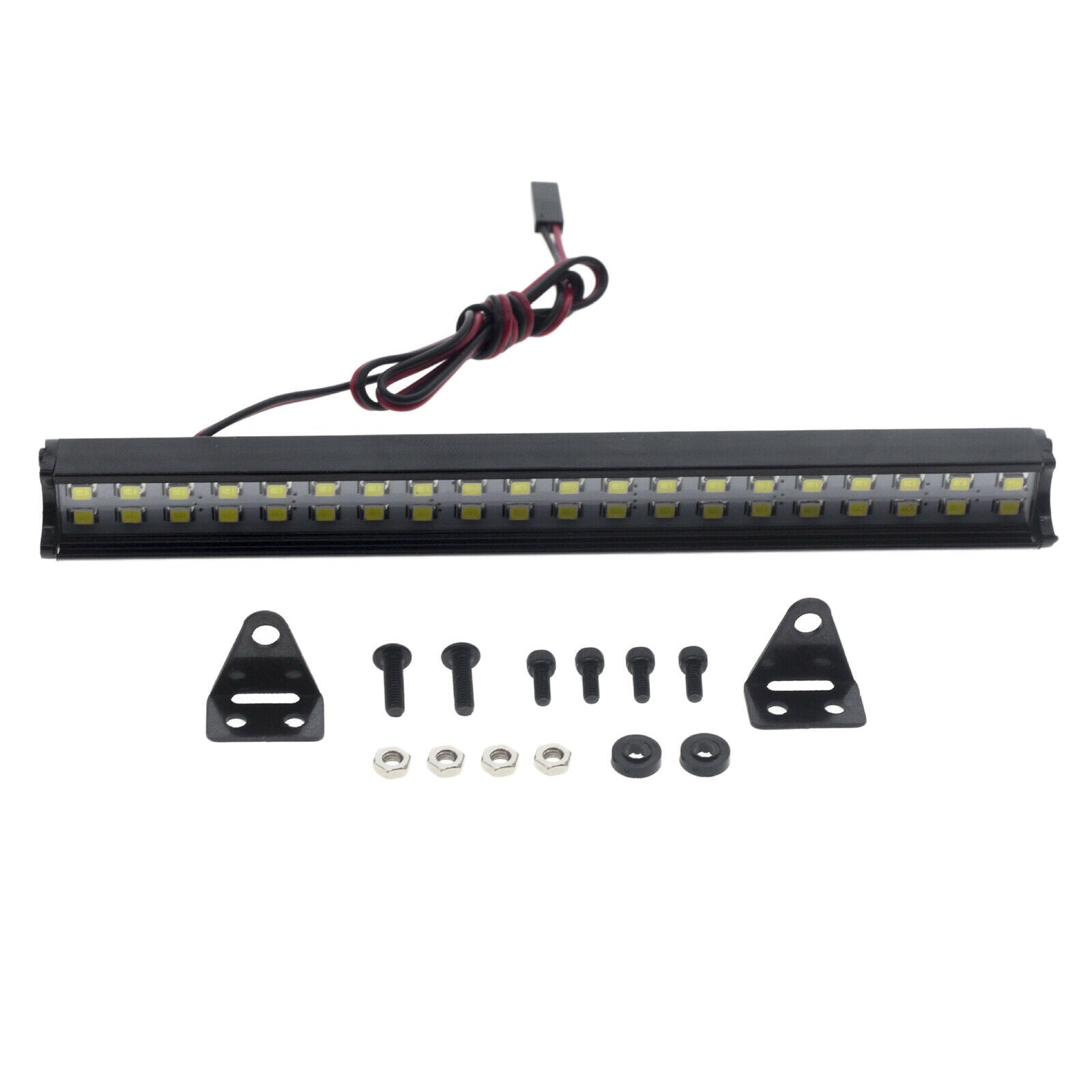 Bright LED Light Bar Roof Lamp for SCX10 D90 1/10 RC Crawler Car Parts