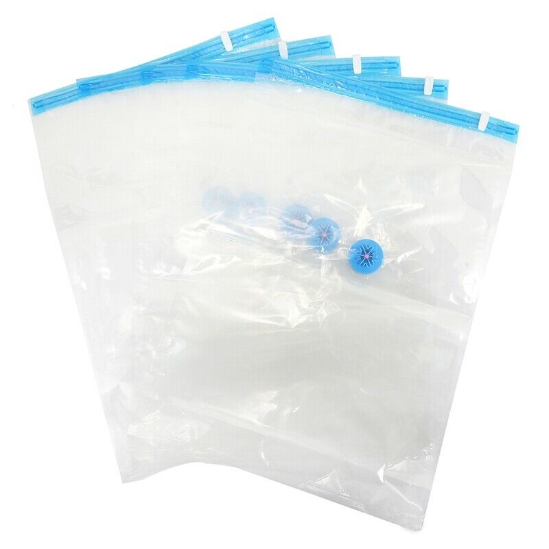 Vacuum bag 10 pieces Set 2 sizes 6 pieces 40x60 and 4 pieces 60x80 sturdy for B8