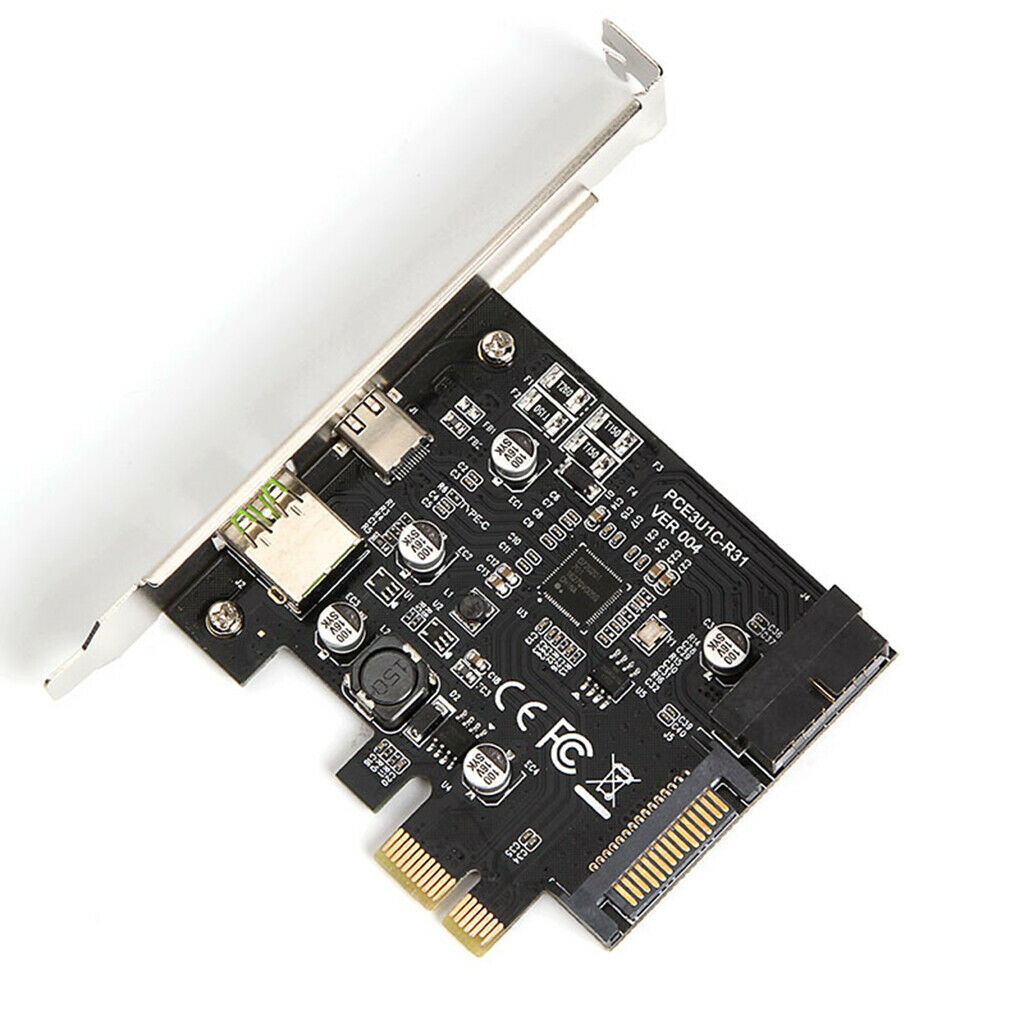 PCI-E to USB 3.1 (Type A +Type C) Expansion Card, USB 3.1 High Speed Internal