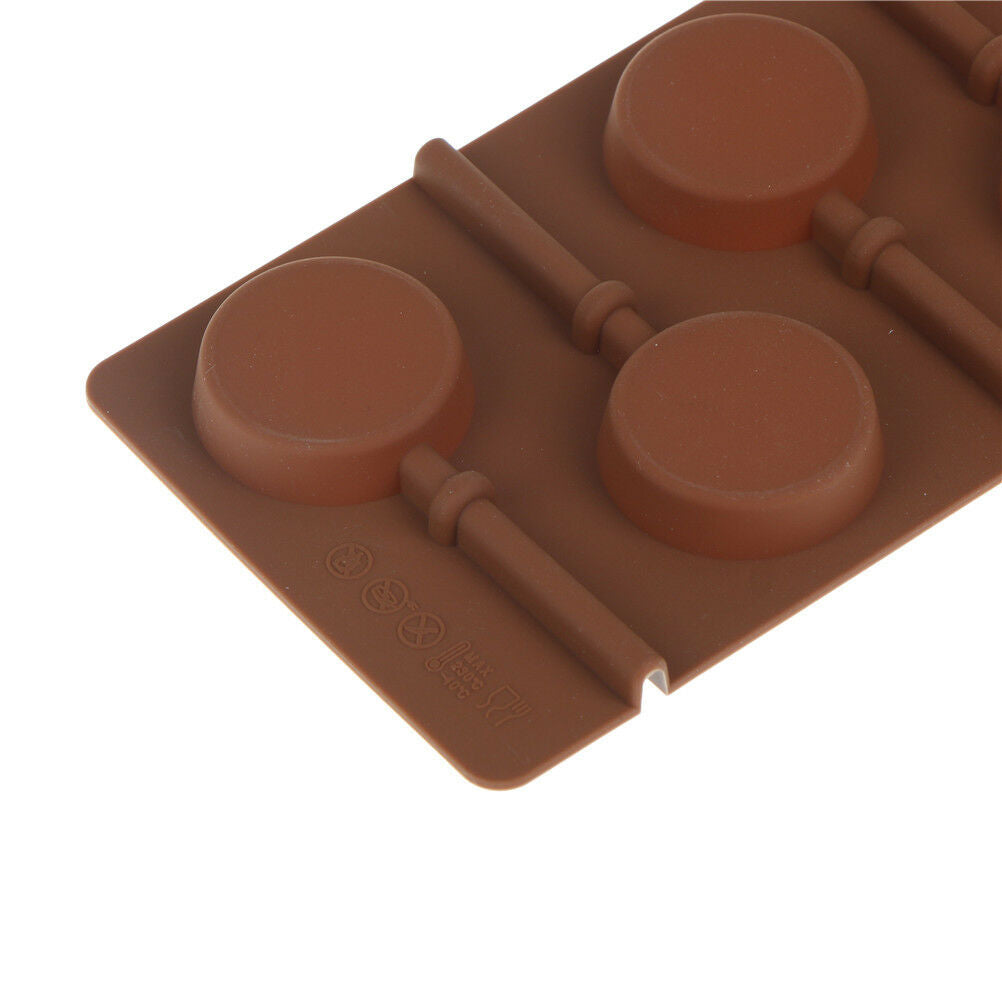 Silicone Lollipop Cake Chocolate Soap Pudding Jelly Candy Cookie Mold HFH2L SJ
