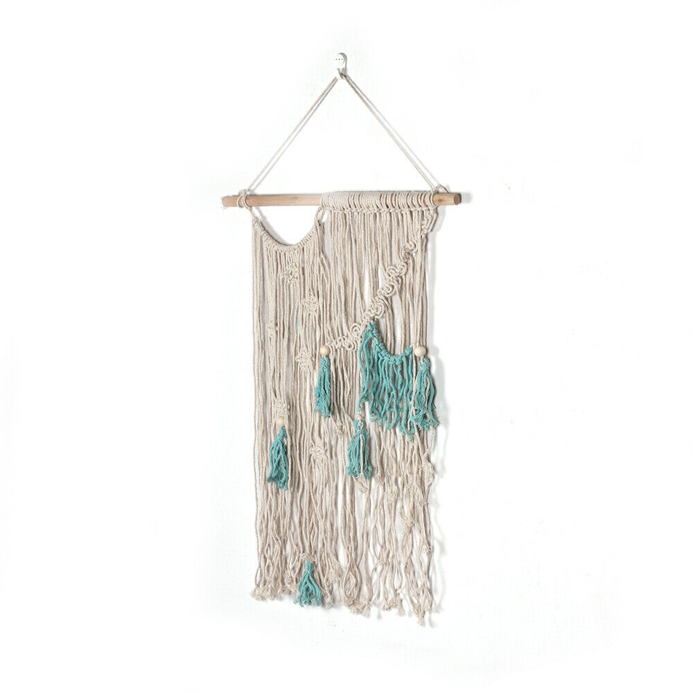 Woven Macrame Wall HangingTapestry Cotton Boho Bohemian Style   Home Wall Decor