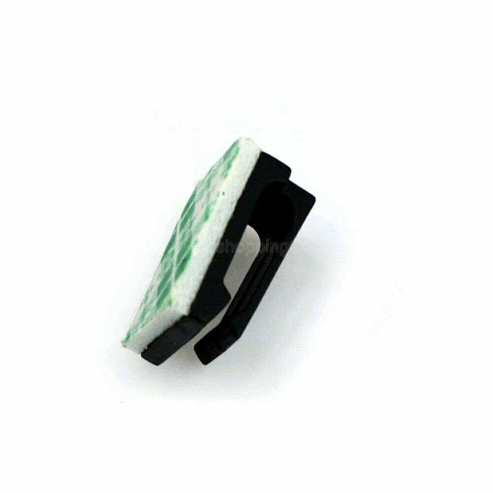 100pcs Adhesive Clamp Wire Cord Clip Cable Line Holder Tie Fixer Organizers