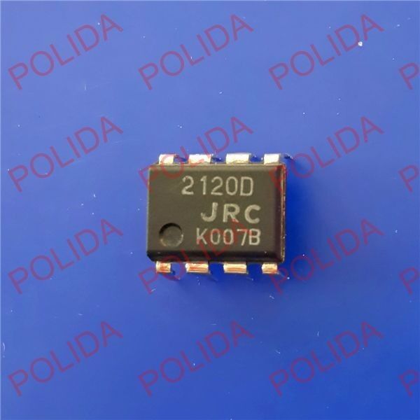 1PCS OP AMP IC JRC DIP-8 NJM2120D JRC2120D 2120D