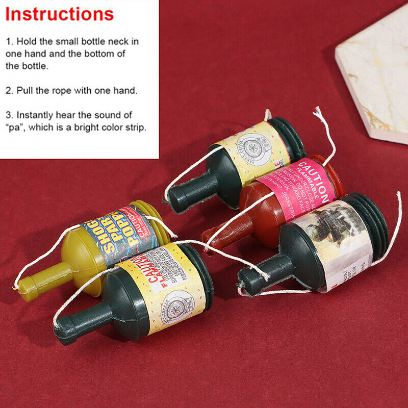 5PCS Confetti Cannon Wedding Spray Cannons Heart Push Paper String Party .l8