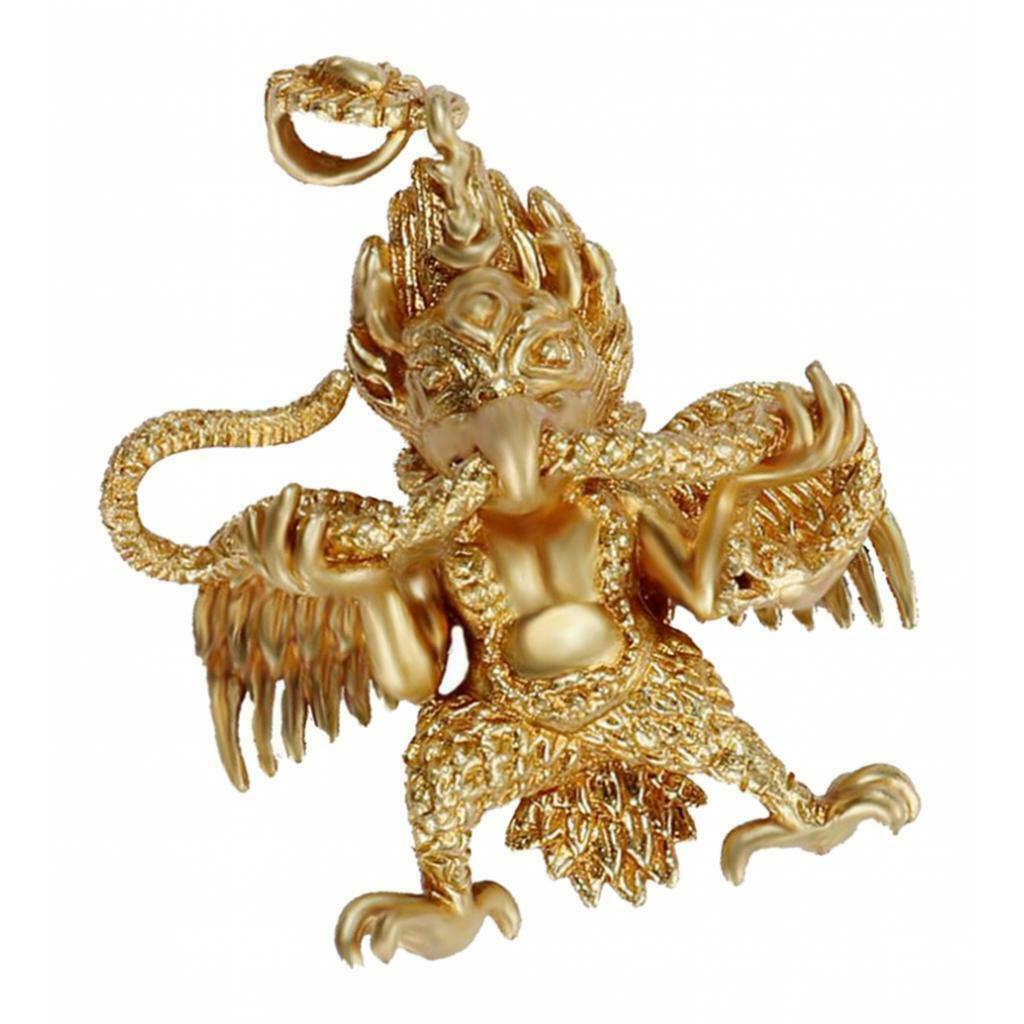 Metal Thai Garuda Handmade Charm Necklace Pendant Collectibles Accessory