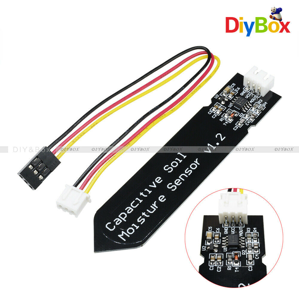 Analog Capacitive Soil Moisture Sensor V1.2 Corrosion Resistant + Sensor Cable