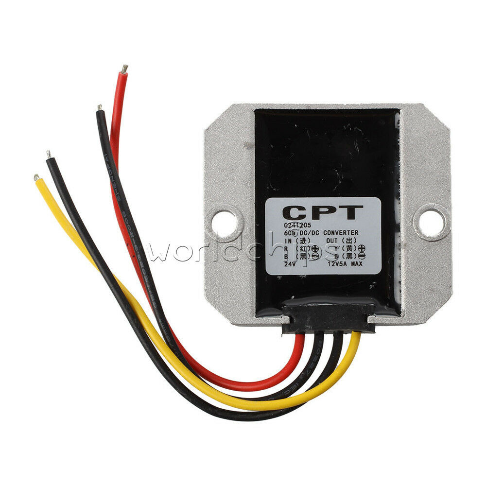 24V to 12V 5A DC to DC Power Module Converter Regulator Module Step Down Adapter