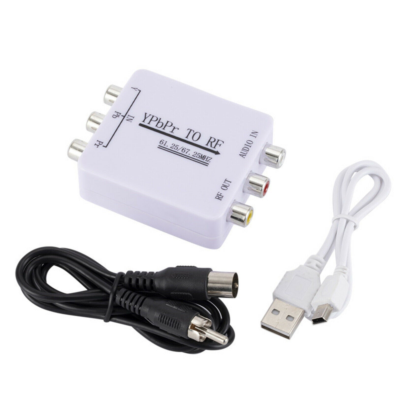 Audio to RF Radio Frequency Converter 1080P AV to HDMI Converter Adapter