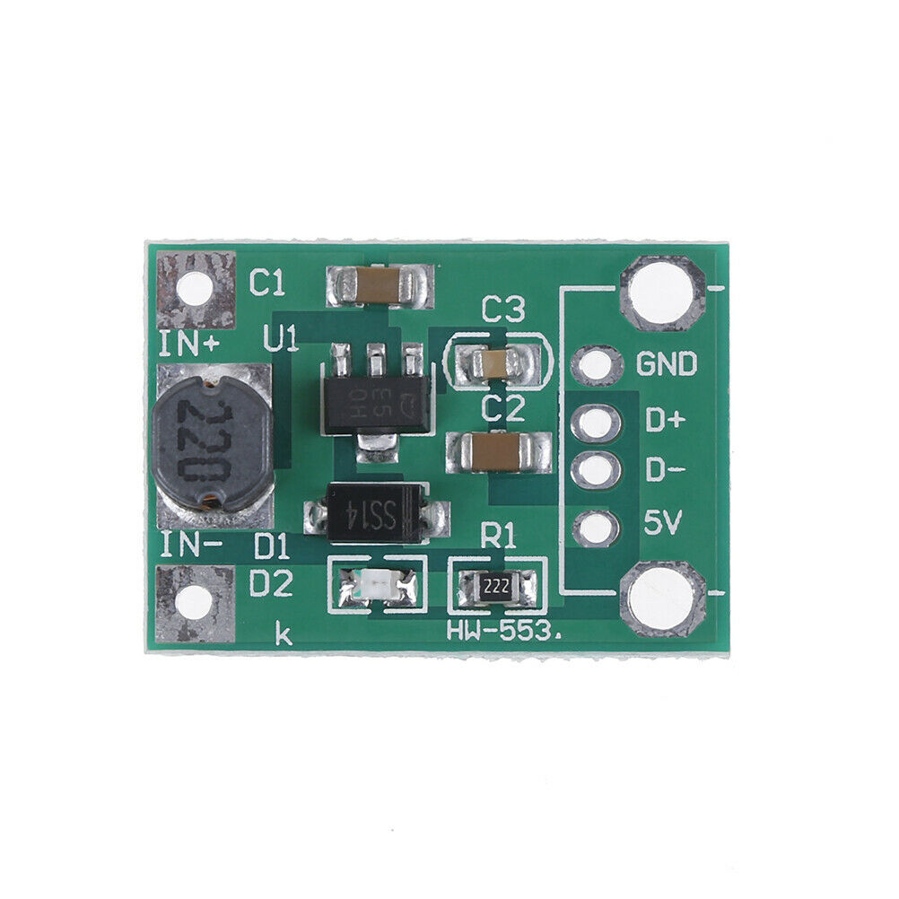 1Pc DC-DC boost converter step up module 0.9V-5V to 5V 500mA for arduino .l8