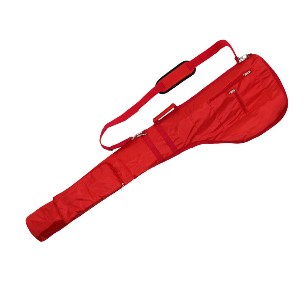 Golf Bag Travel Pouch Golf Club Putter Protector Shoulder Handbag Red