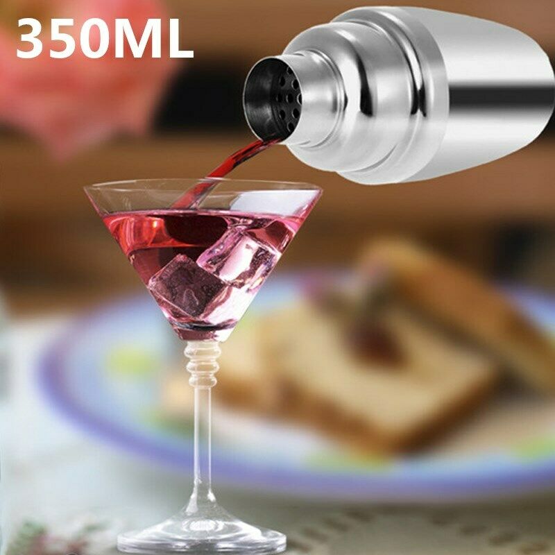 12pcs 350ML Cocktail Shaker Mixer Drink Bartender Martini Tools Bar Set Kit NEW